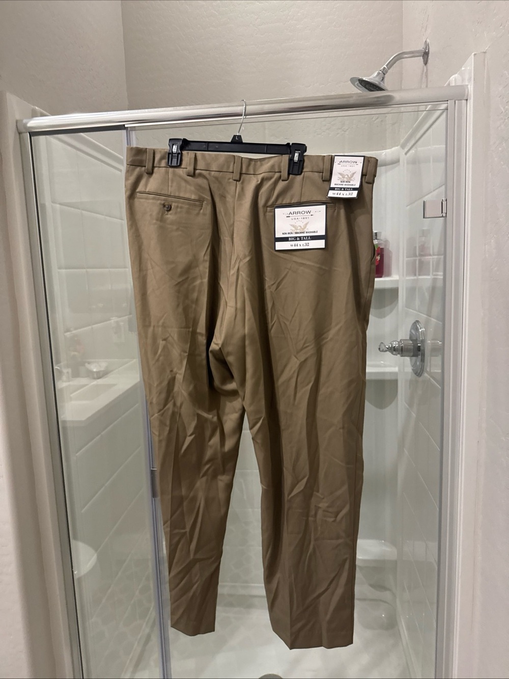 Arrow Men’s Classic Fit Khaki Dress Pants
